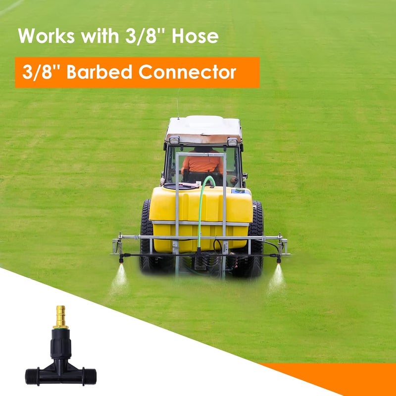 VanPet 4-Nozzle Poly Boom Wand with 3/8" Brass Fitting – Convertible to 2 Nozzles, Lightweight for Garden, Farm (Boom Wand 01) - Image 5
